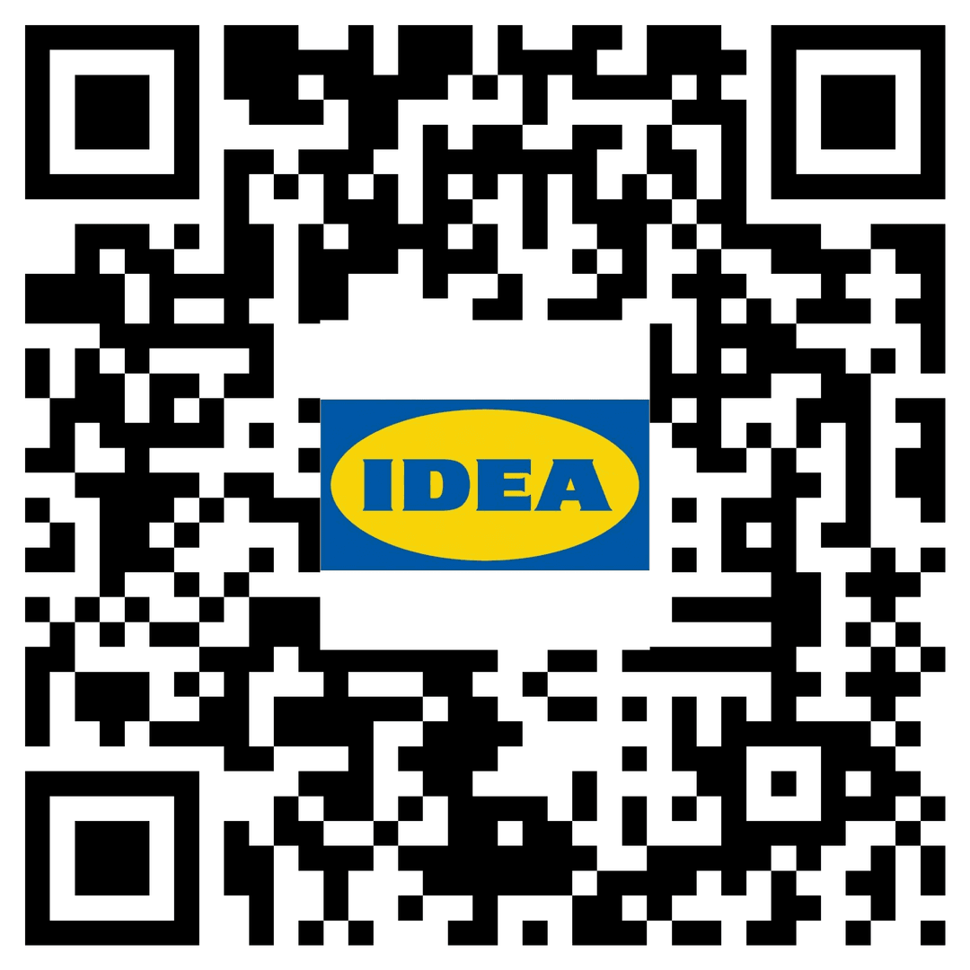 Standard logo-overlay QR generated from the IDEA mark.